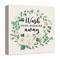 Wash Your Worries Away White 16" x 16" Canvas Wall Art